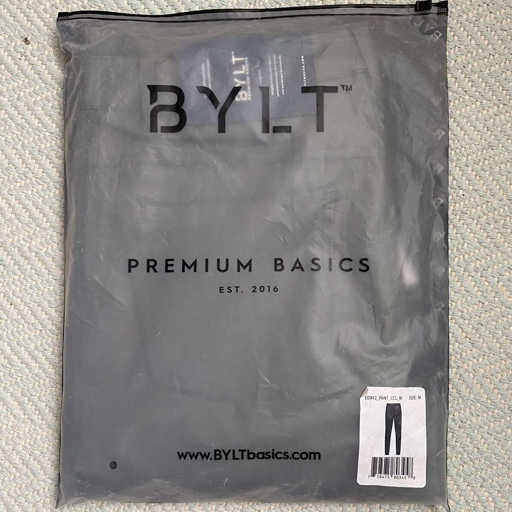 Mens Bylt black pants